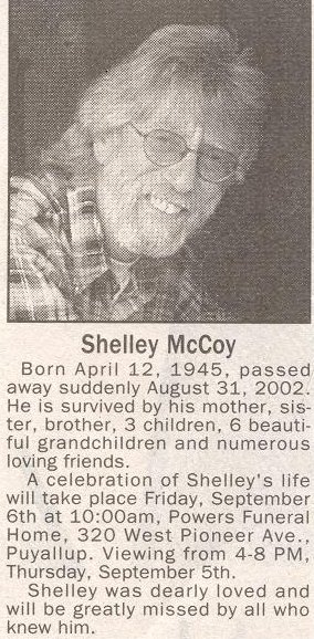 Shelley McCoy - Funeral Notice